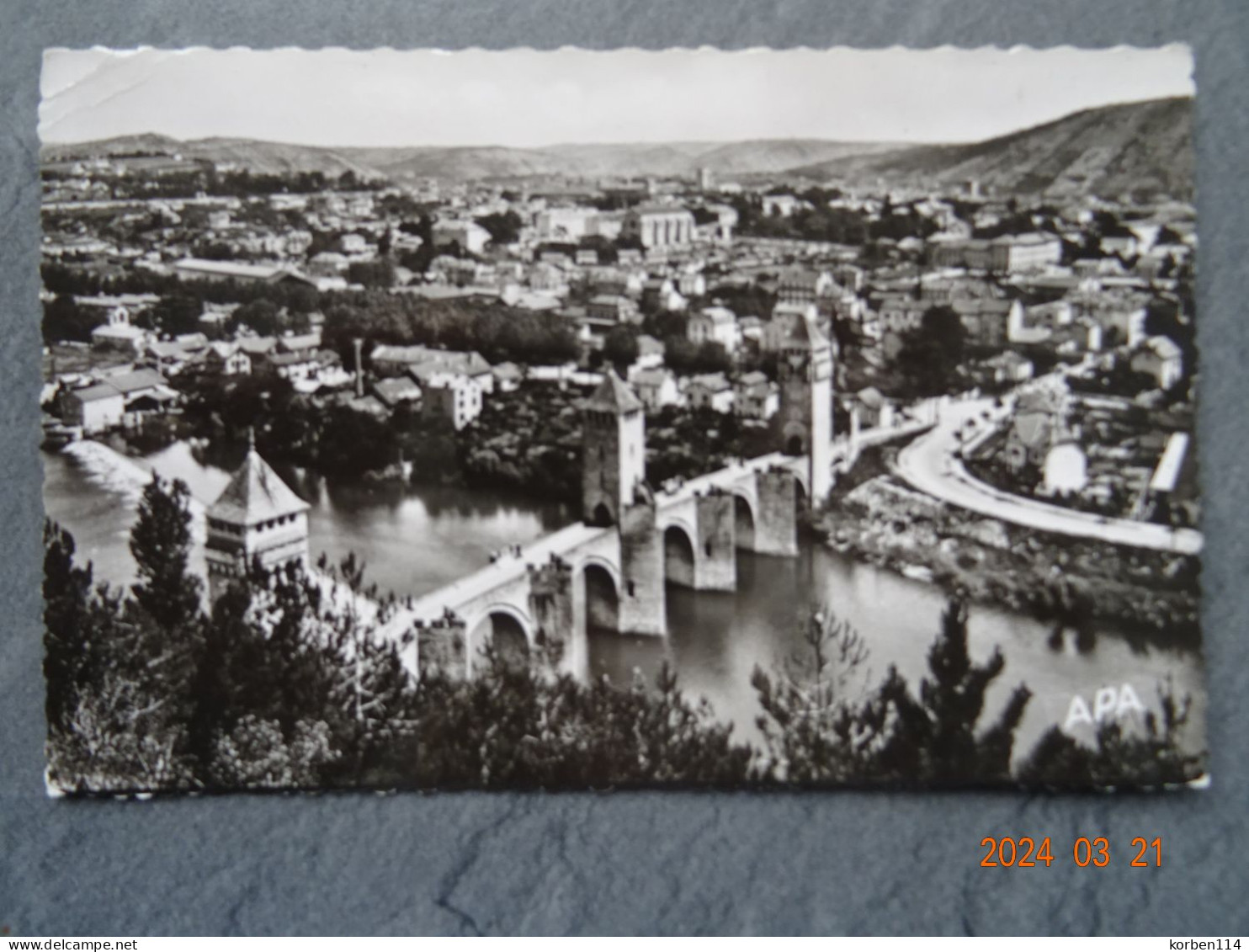 VUE GENERALE  ET LE PONT VALENTRE - Cahors