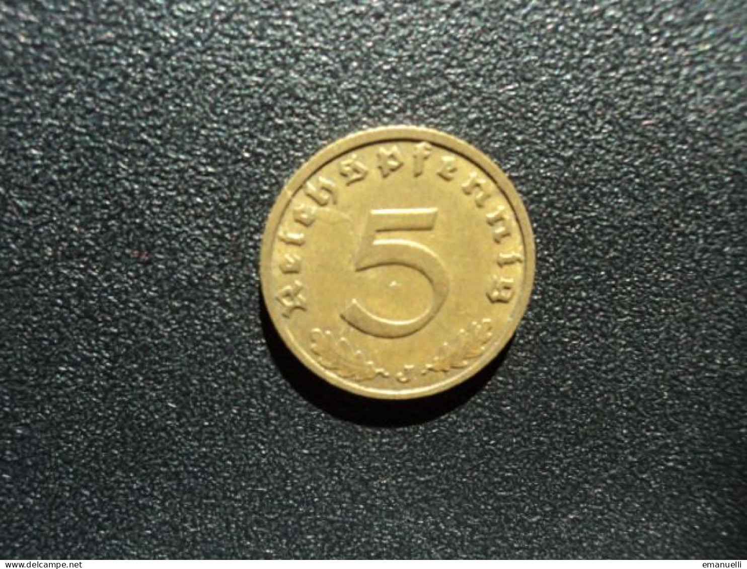 ALLEMAGNE : 5 REICHSPFENNIG   1938 J    KM 91     TTB+ - 5 Reichspfennig