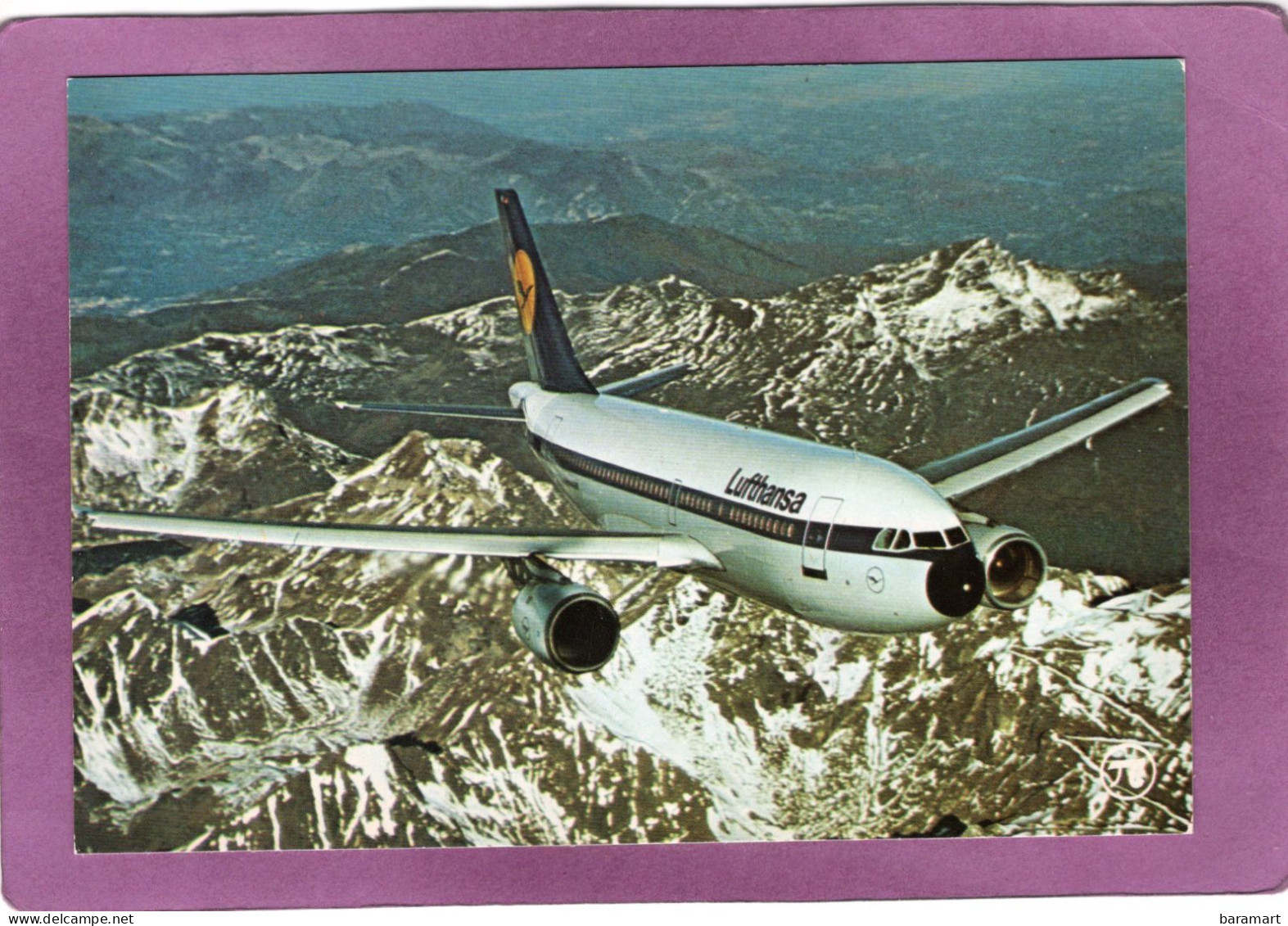 AIRBUS A 310 De La Lufthansa Longueur 45,89 M  Envergure 43,70 M  212  Passagers Vitesse 860 Km/h - 1946-....: Ere Moderne