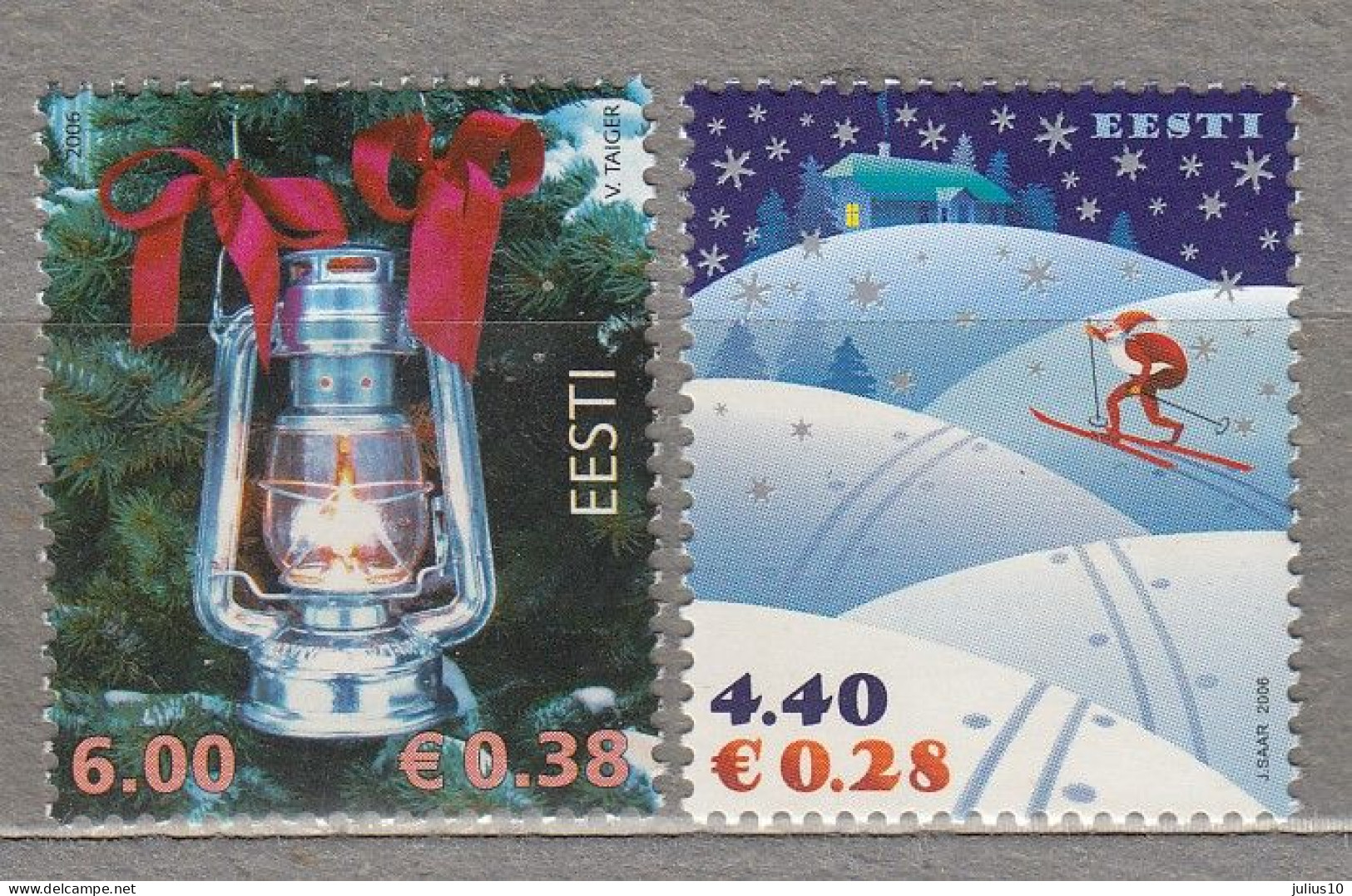 ESTONIA 2006 Christmas MNH(**) Mi 570-571 # Est350 - Estonie