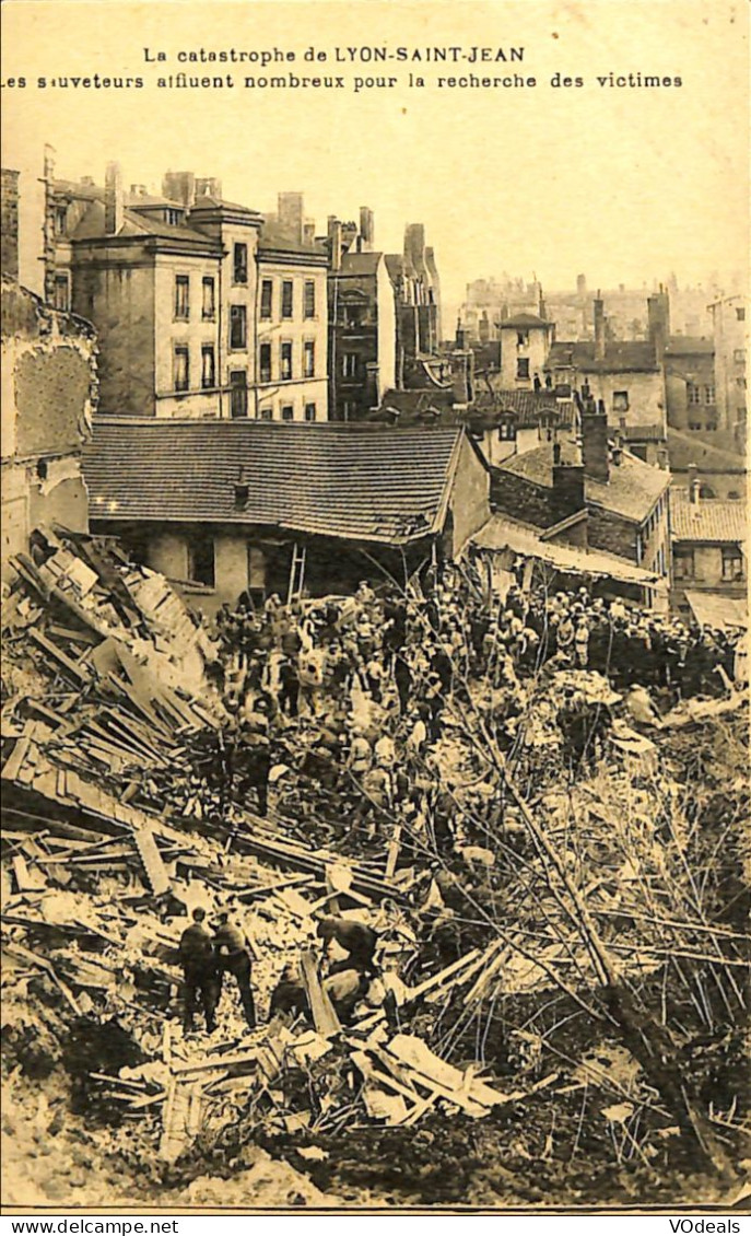 France (69) Rhône - Lyon - La Catastrophe De Lyon-Saint-Jean - Andere & Zonder Classificatie