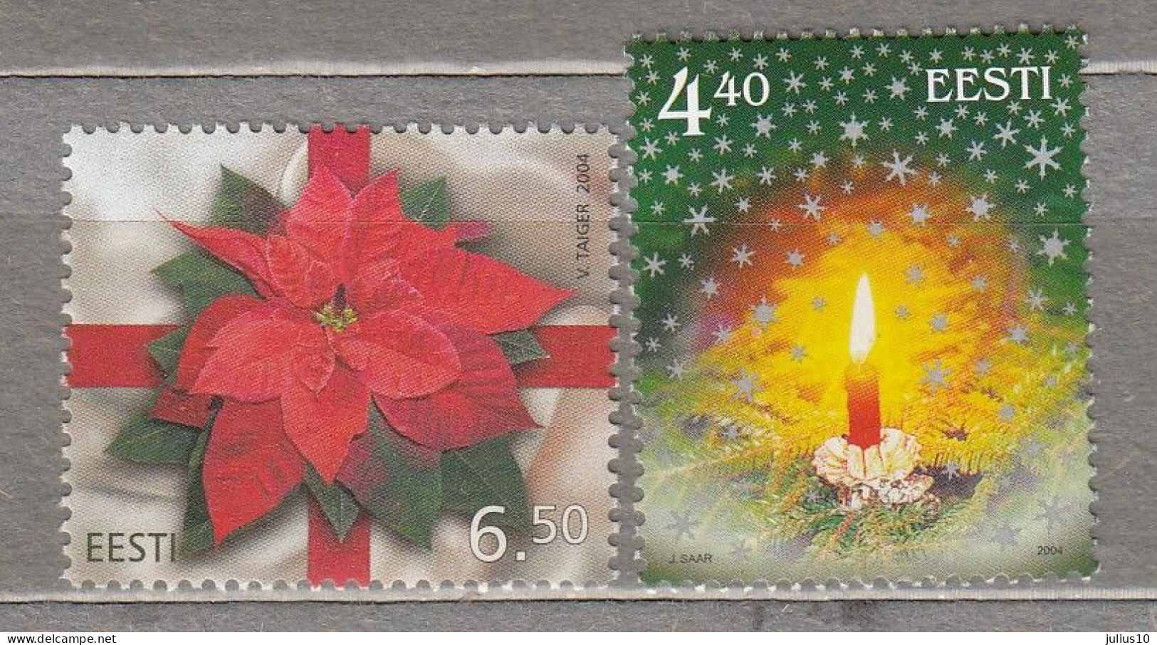 ESTONIA 2004 Christmas MNH(**) Mi 500-501 # Est352 - Estonia