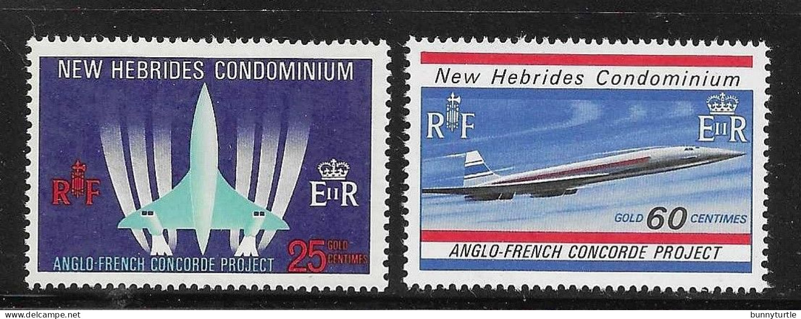 New Hebrides British 1968 Concorde Airliner Airplane MNH - Neufs
