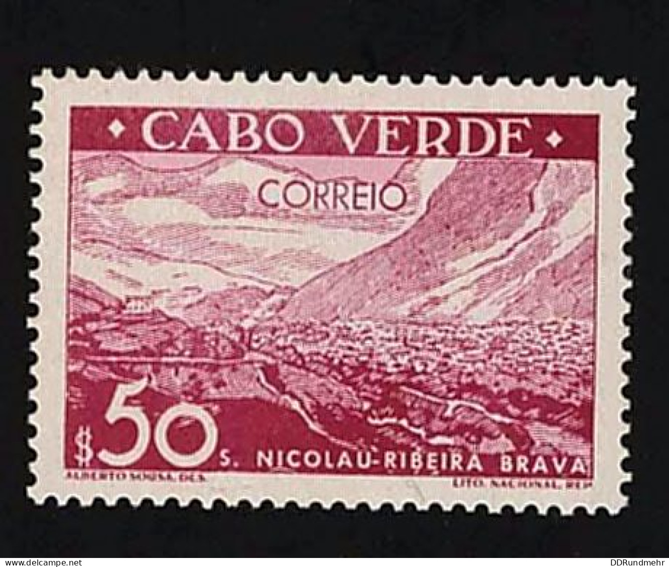 1948 Nicolau  Michel CV 262 Stamp Number CV 259 Yvert Et Tellier CV 251 Stanley Gibbons CV 323 X MH - Cap Vert