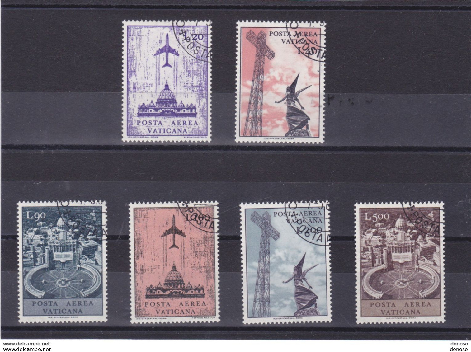 VATICAN 1967 Yvert PA 47-52, Michel 517-522 Oblitéré - Used Stamps
