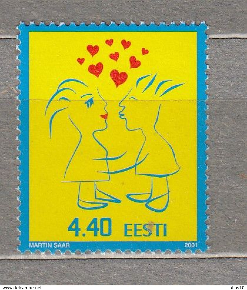 ESTONIA 2001 Valentine Day MNH(**) Mi 392 # Est357 - Estonie