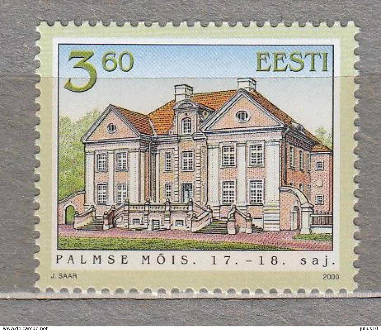 ESTONIA 2000 Architecture MNH(**) Mi 372 # Est358 - Estonie