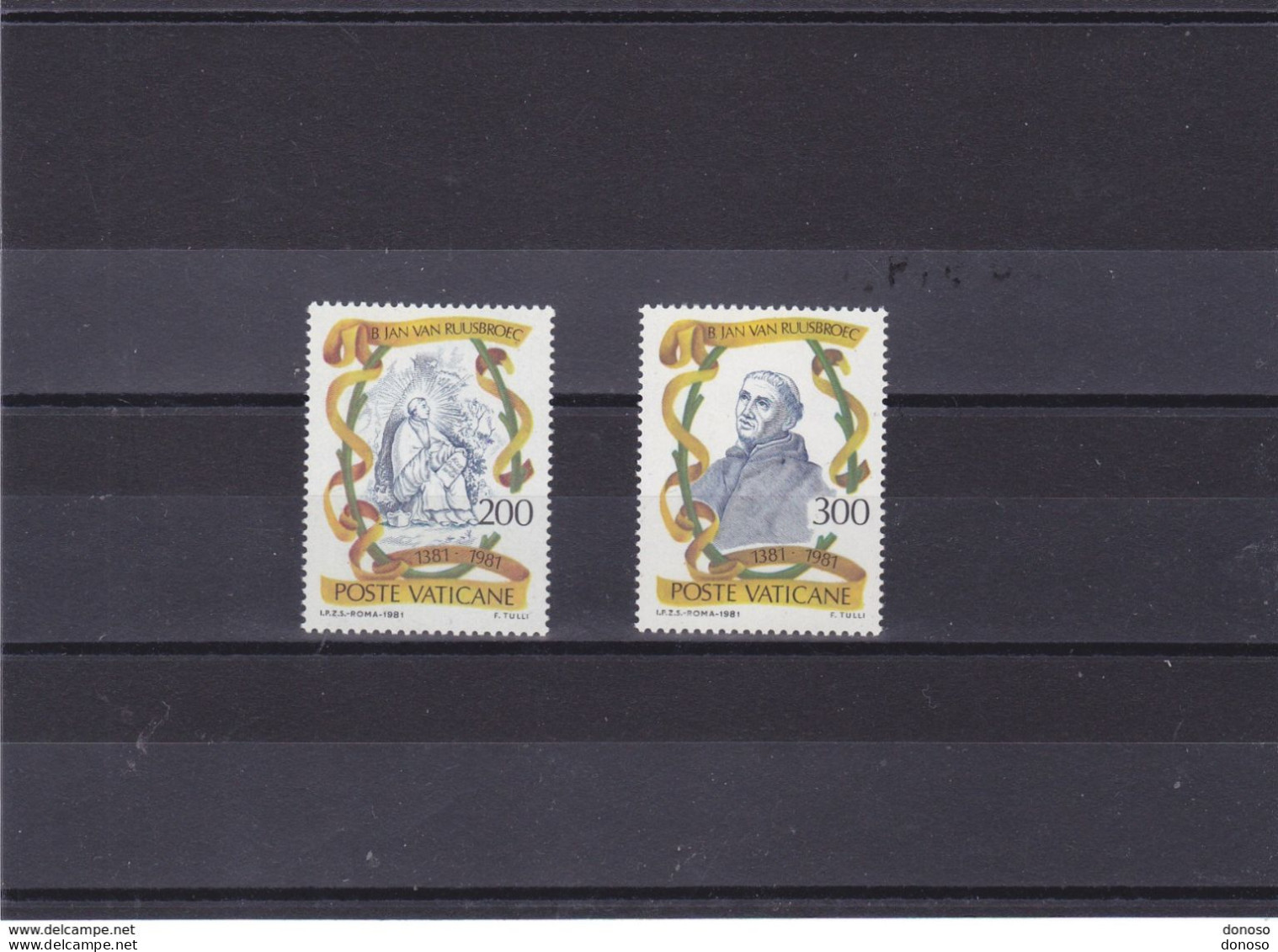 VATICAN 1981 RUYSBROECK Yvert 713-714, Michel 789-790 NEUF** MNH - Nuevos