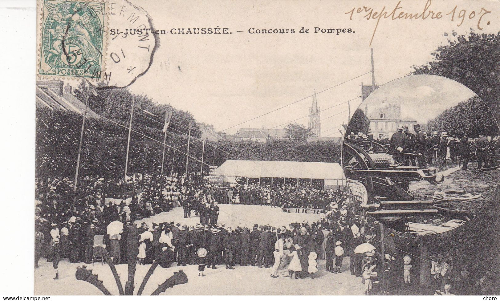 60 - SAINT-JUST-EN-CHAUSSEE - CONCOURS DE POMPES - Saint Just En Chaussee