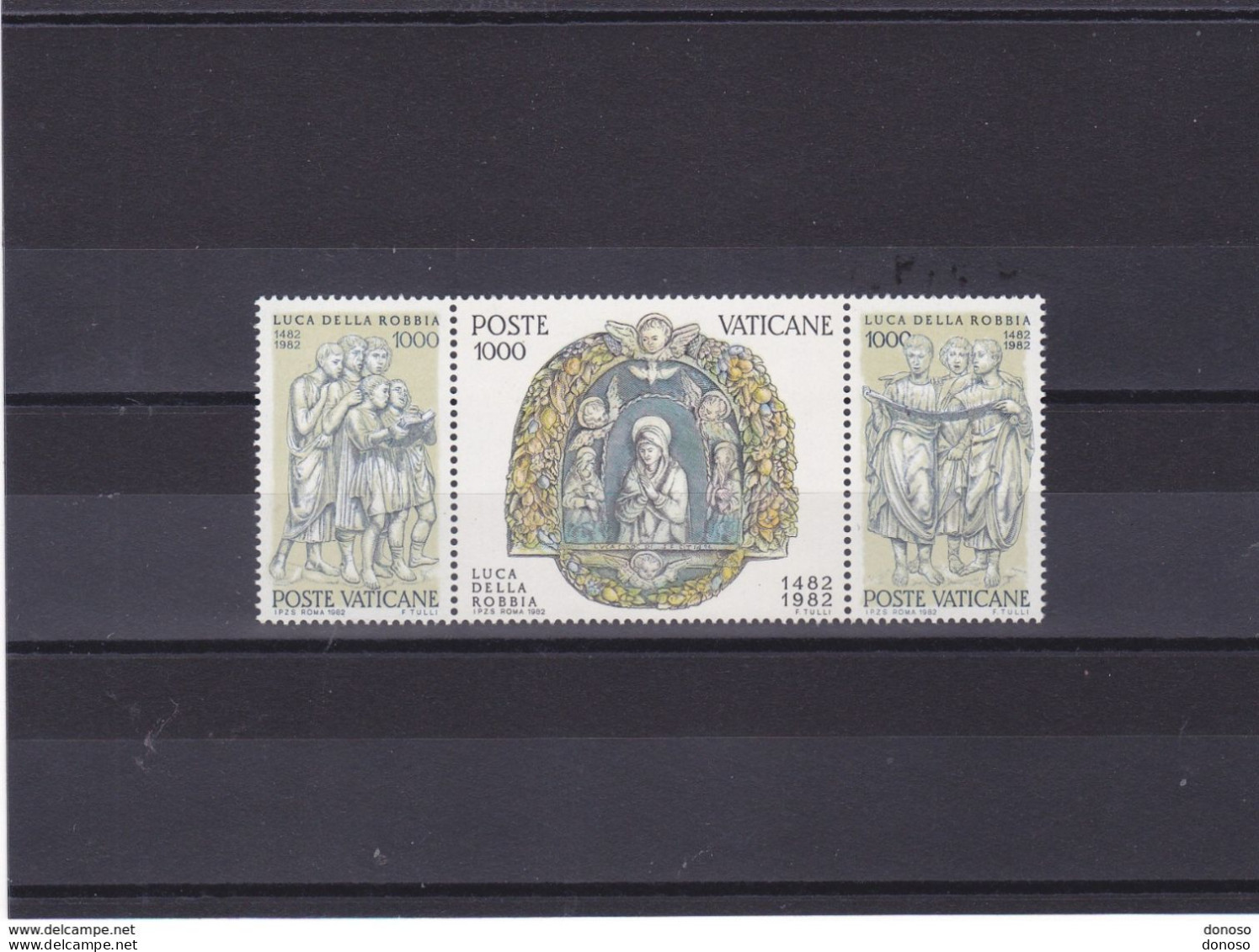 VATICAN 1982 LUCA DELLA ROBBIA Yvert 728-730, Michel 805-807 NEUF** MNH Cote 6 Euros - Unused Stamps