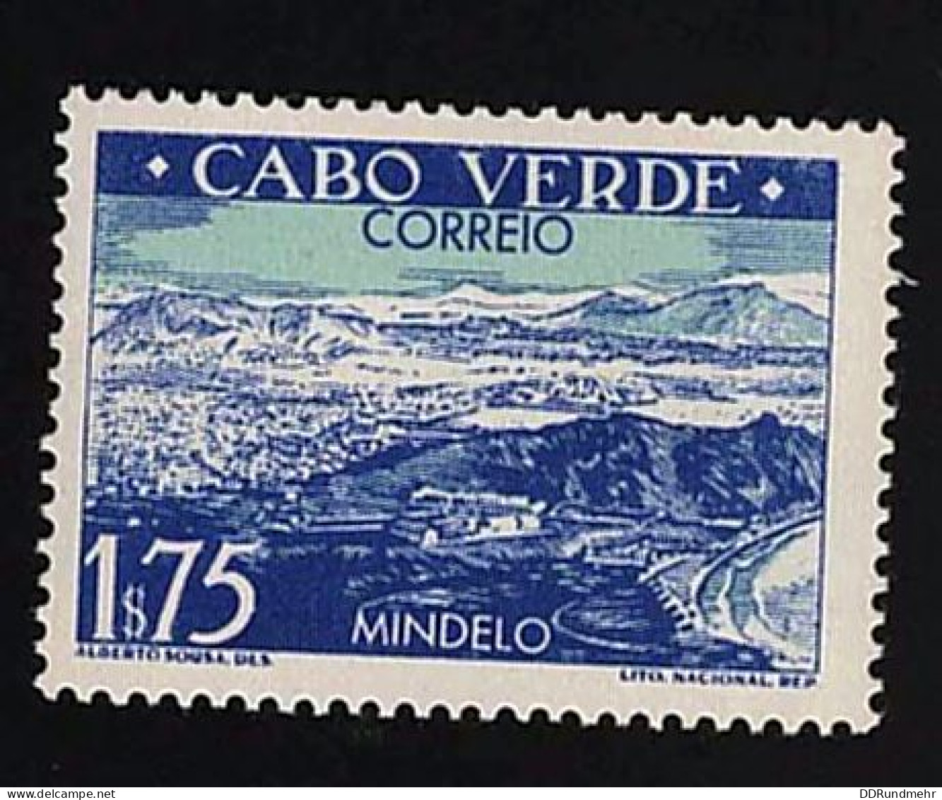 1948 Mindelo Michel CV 264 Stamp Number CV 261 Yvert Et Tellier CV 253 Stanley Gibbons CV 325 X MH - Cape Verde