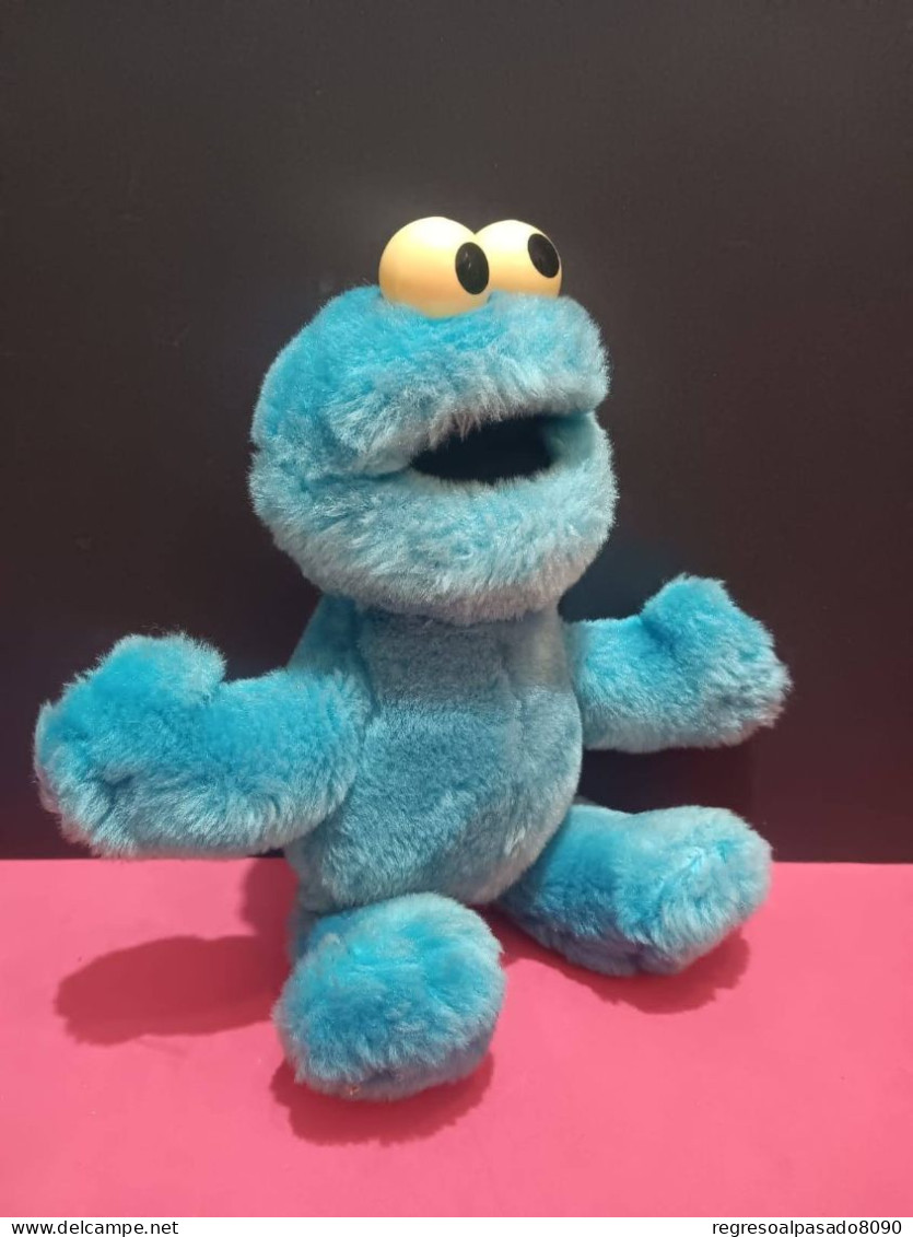 Bonito Peluche Monstruo De Las Galletas Triki Triky Barrio Sesamo Muppets Jim Hensons - Peluche