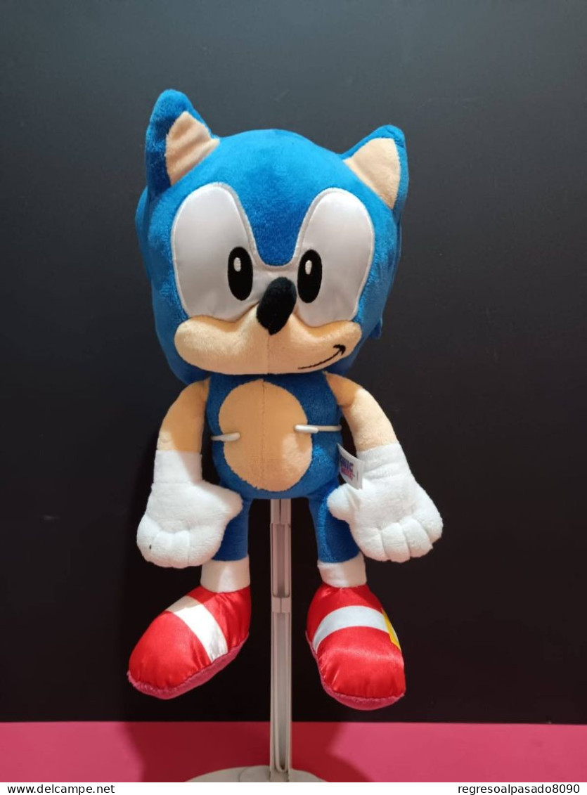 Peluche Personaje De Videojuego Sonic Sega Famosa - Peluche