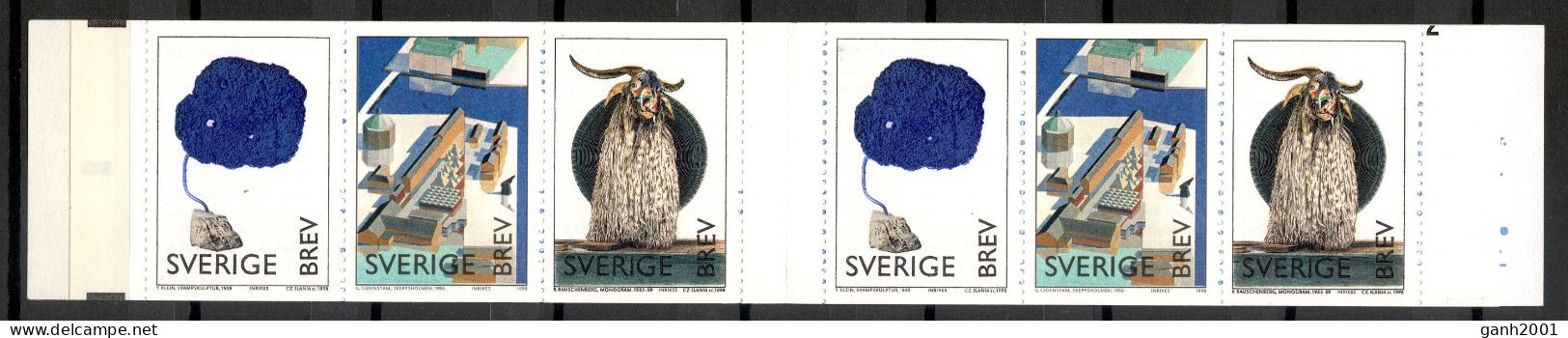 Sweden 1998 Suecia / Modern Art Museum Booklet MNH Carnet Museo De Arte Moderno Kunstmuseum / Hn79  5-21 - Museen