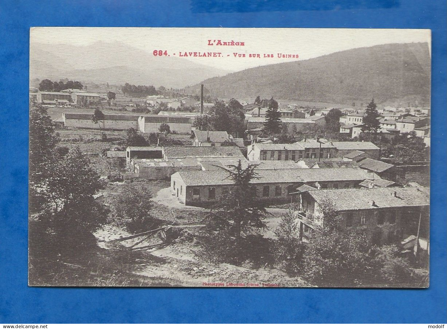 CPA - 09 - Lavelanet - Vue Sur Les Usines - Non Circulée - Lavelanet