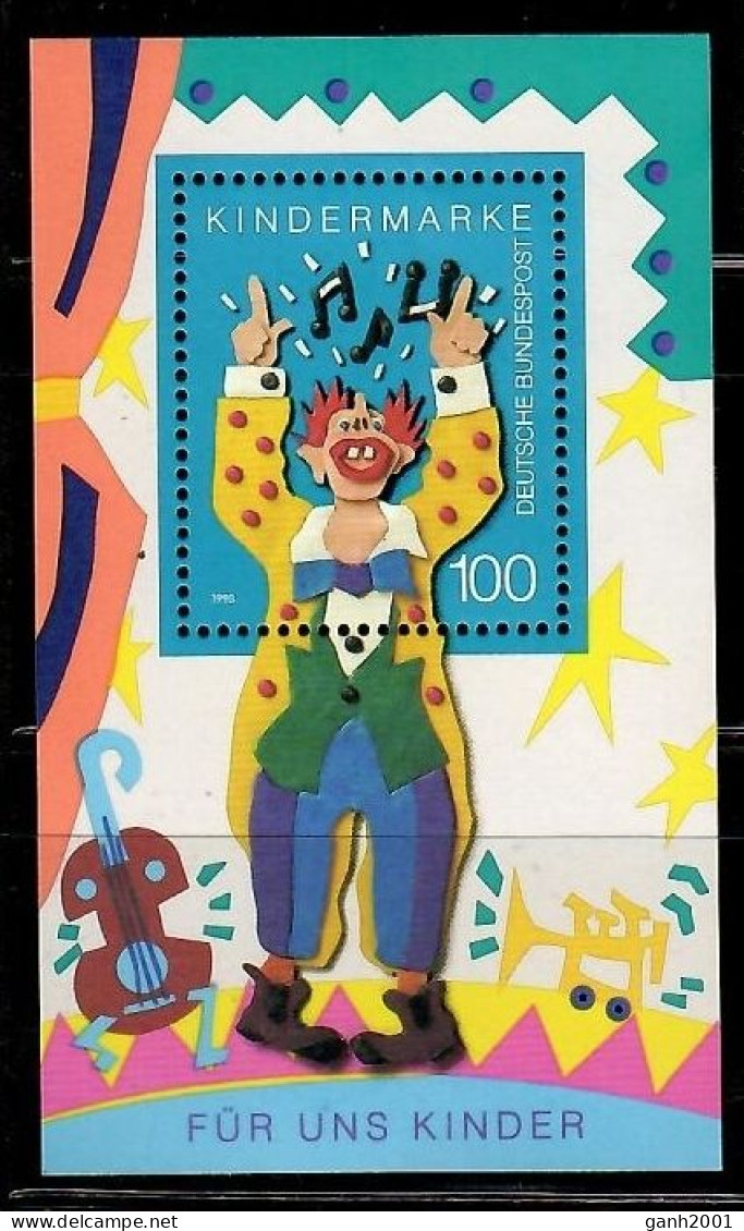 Germany 1993 Alemania / Circus Clown MNH Circo Payaso / Kn07  5-21 - Zirkus