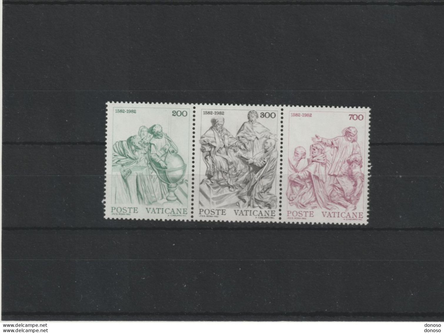 VATICAN 1982 CALENDRIER GREGORIEN Yvert 734-736, Michel 811-813 NEUF** MNH Cote 2,50 Euros - Nuevos