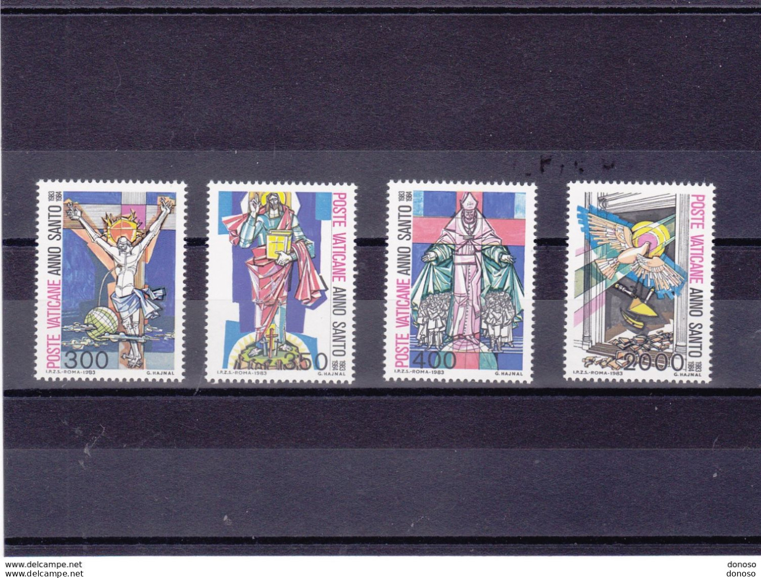 VATICAN 1983 Année Sainte Extraordinaire, Dessins De Hajnal Yvert 739-742, Michel 816-819 NEUF** MNH Cote 6 Euros - Unused Stamps