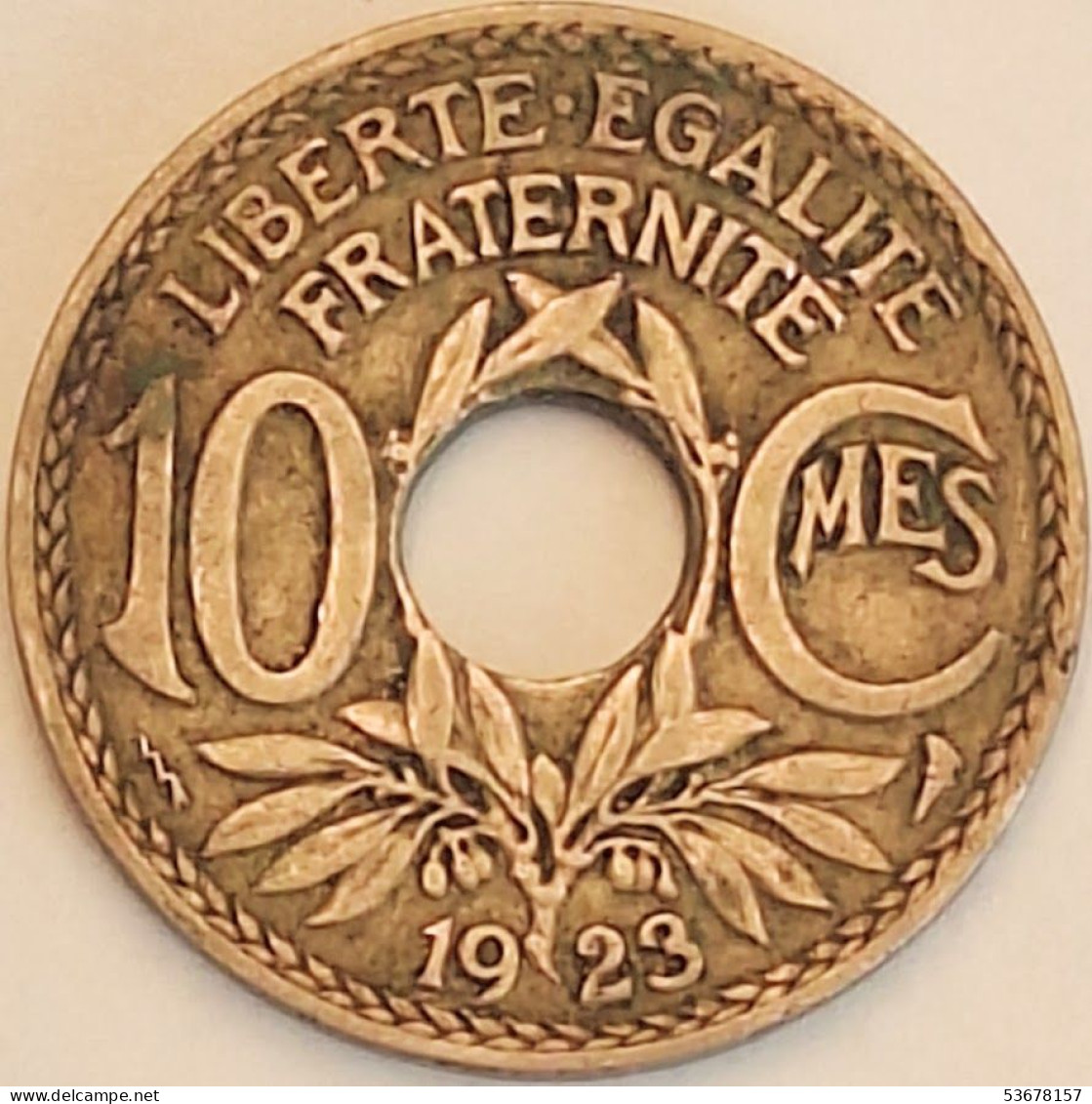 France - 10 Centimes 1923, KM# 866a (#3993) - 10 Centimes