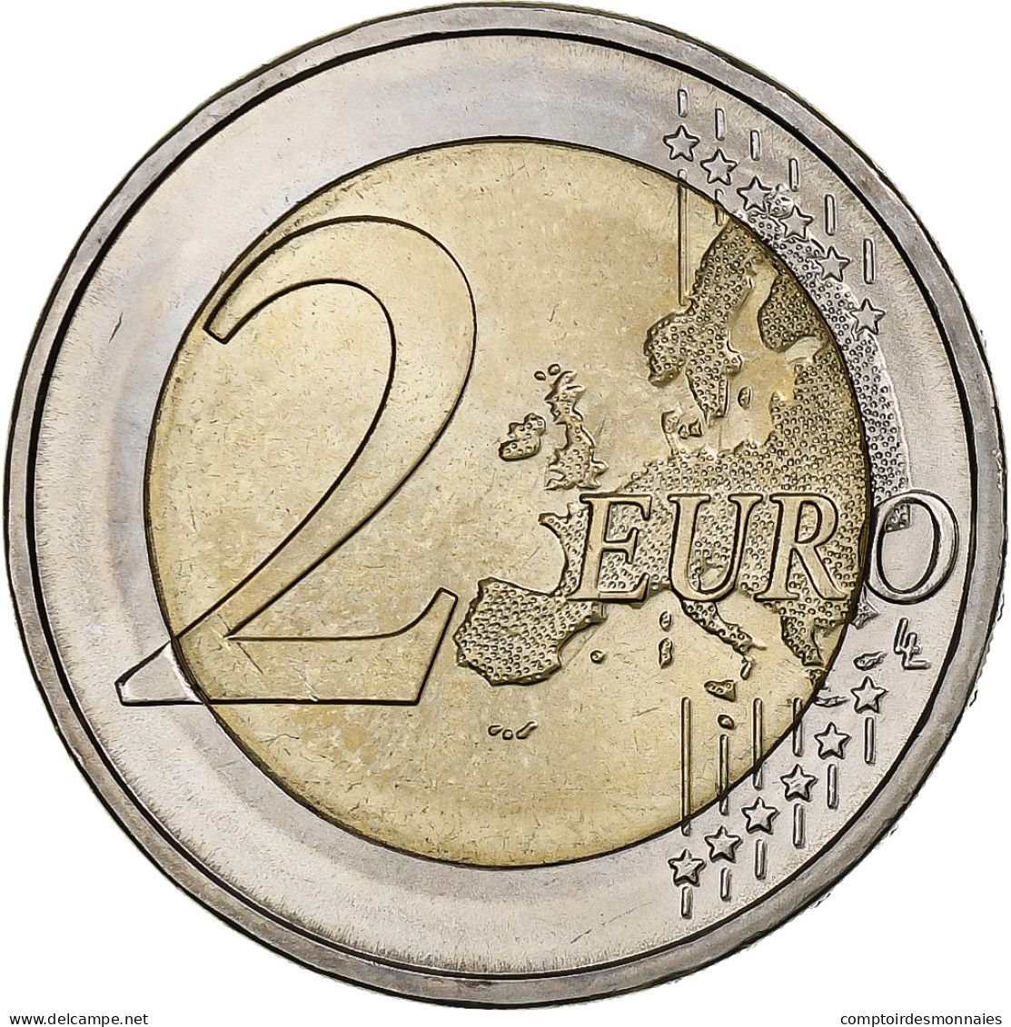 République Fédérale Allemande, 2 Euro, 2018, Hambourg, Bimétallique, SPL - Germania