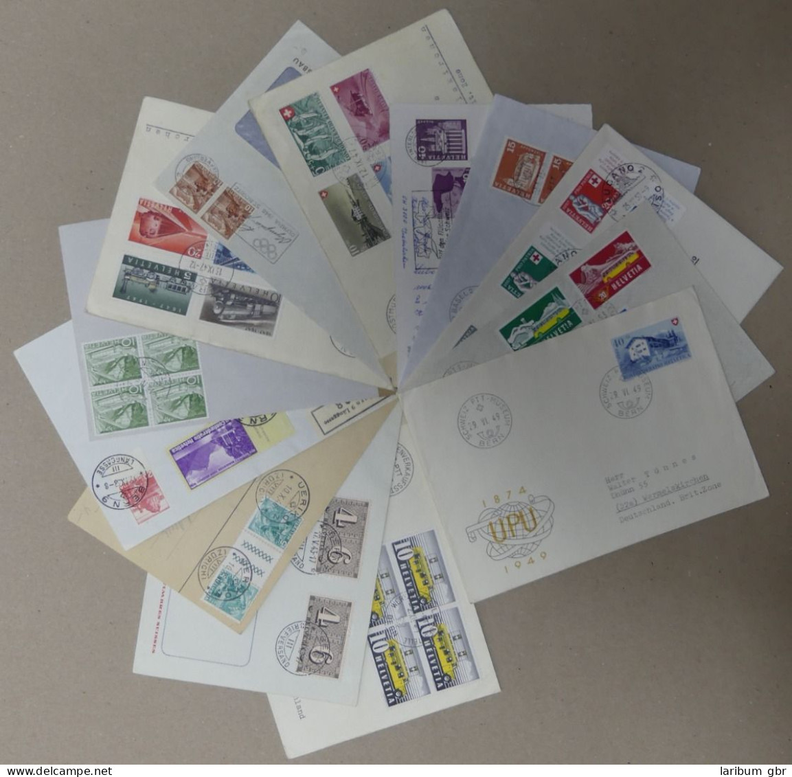 Schweiz Lot Briefe Auf Brief Netter Kleiner Posten über 15 Belege #IM867 - Verzamelingen