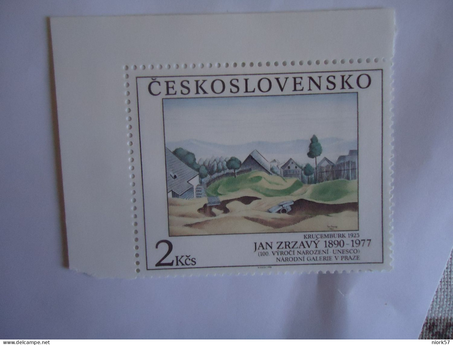 CZECHOSLOVAKIA  MNH   STAMPS PAINTING 1990 - Autres & Non Classés