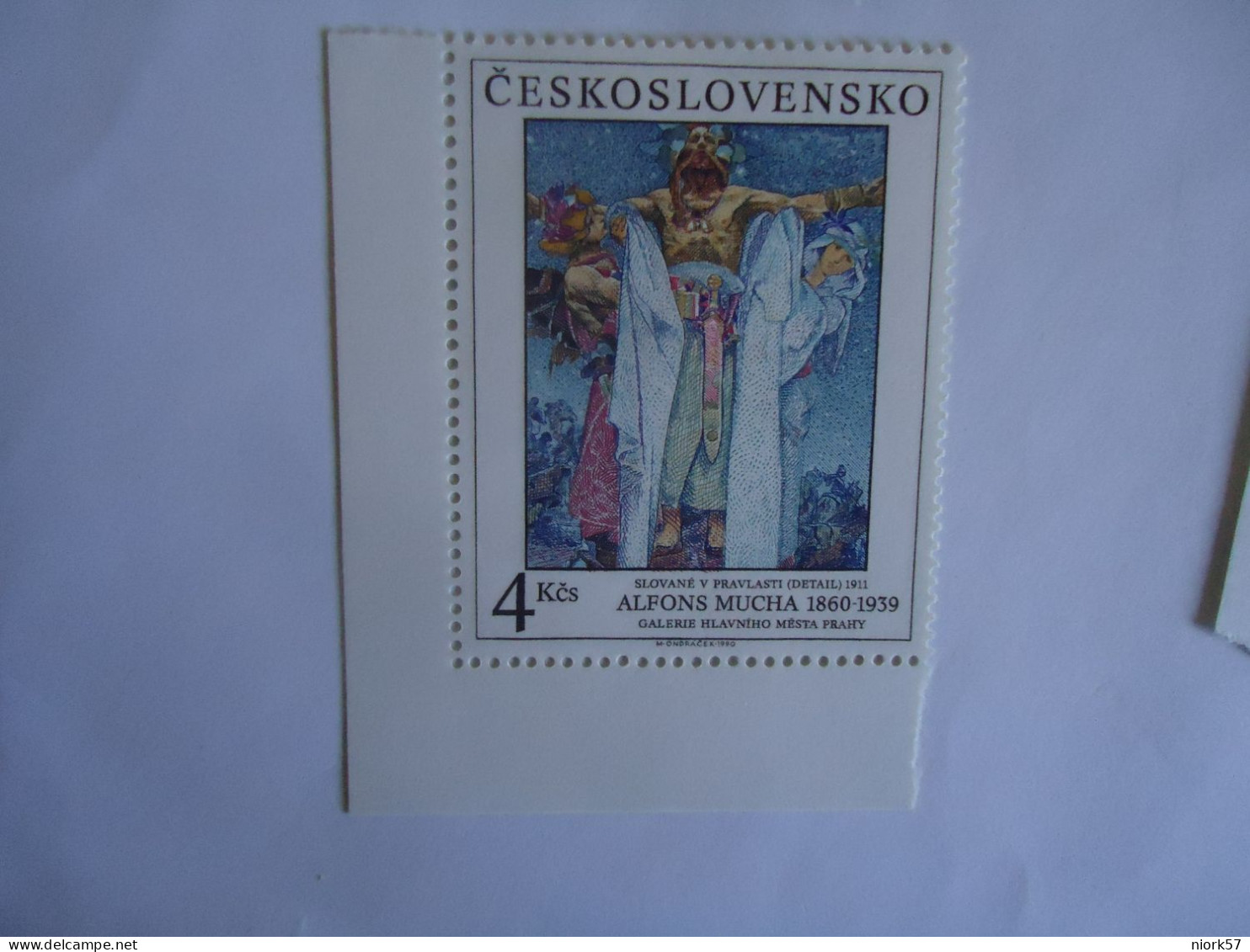 CZECHOSLOVAKIA  MNH   STAMPS PAINTING 1990 - Autres & Non Classés