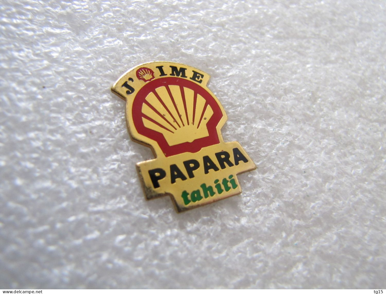 RARE  PIN'S CARBURANT   SHELL   PAPARA  TAHITI - Fuels