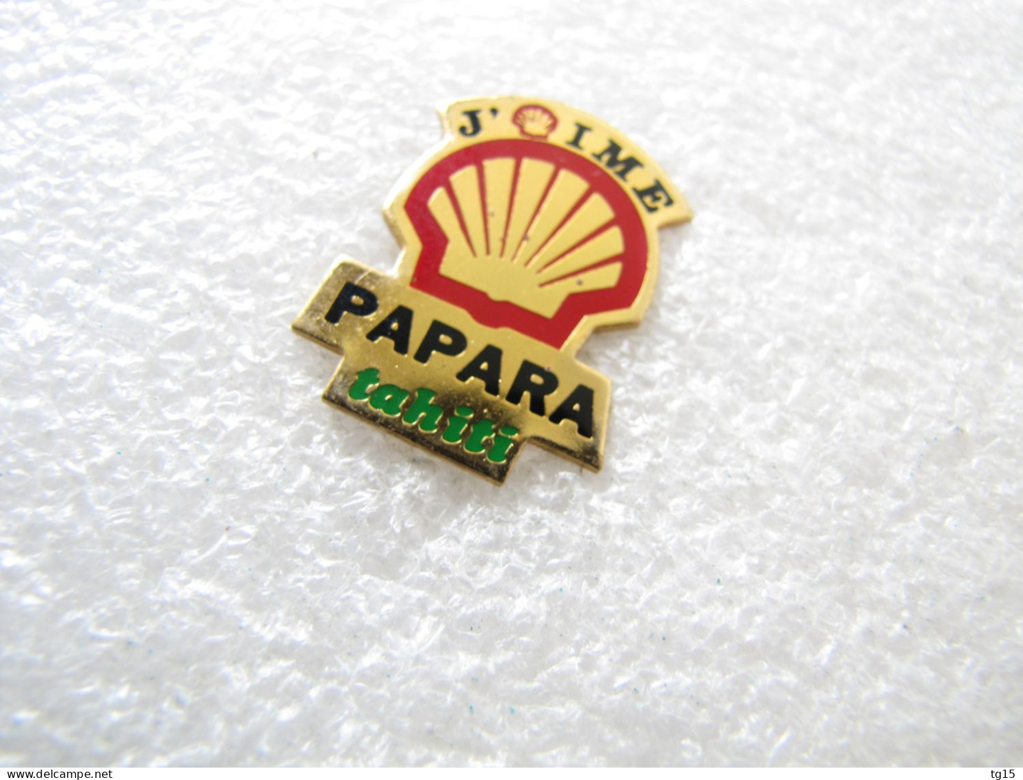 RARE  PIN'S CARBURANT   SHELL   PAPARA  TAHITI - Fuels