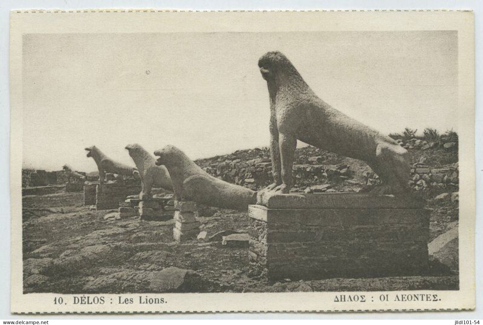 Delos, Les Lions (lt8) - Grèce