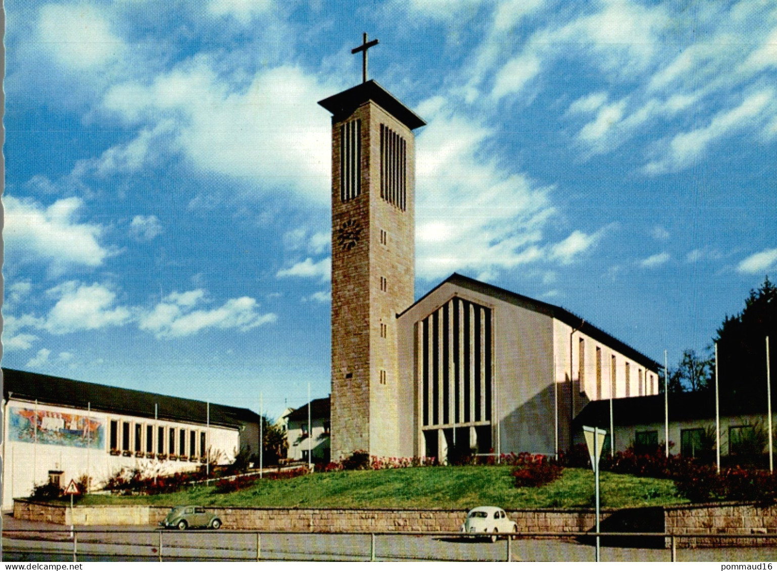 CPSM Lourdeskirche Bad Schallerbach - Eglises Et Cathédrales