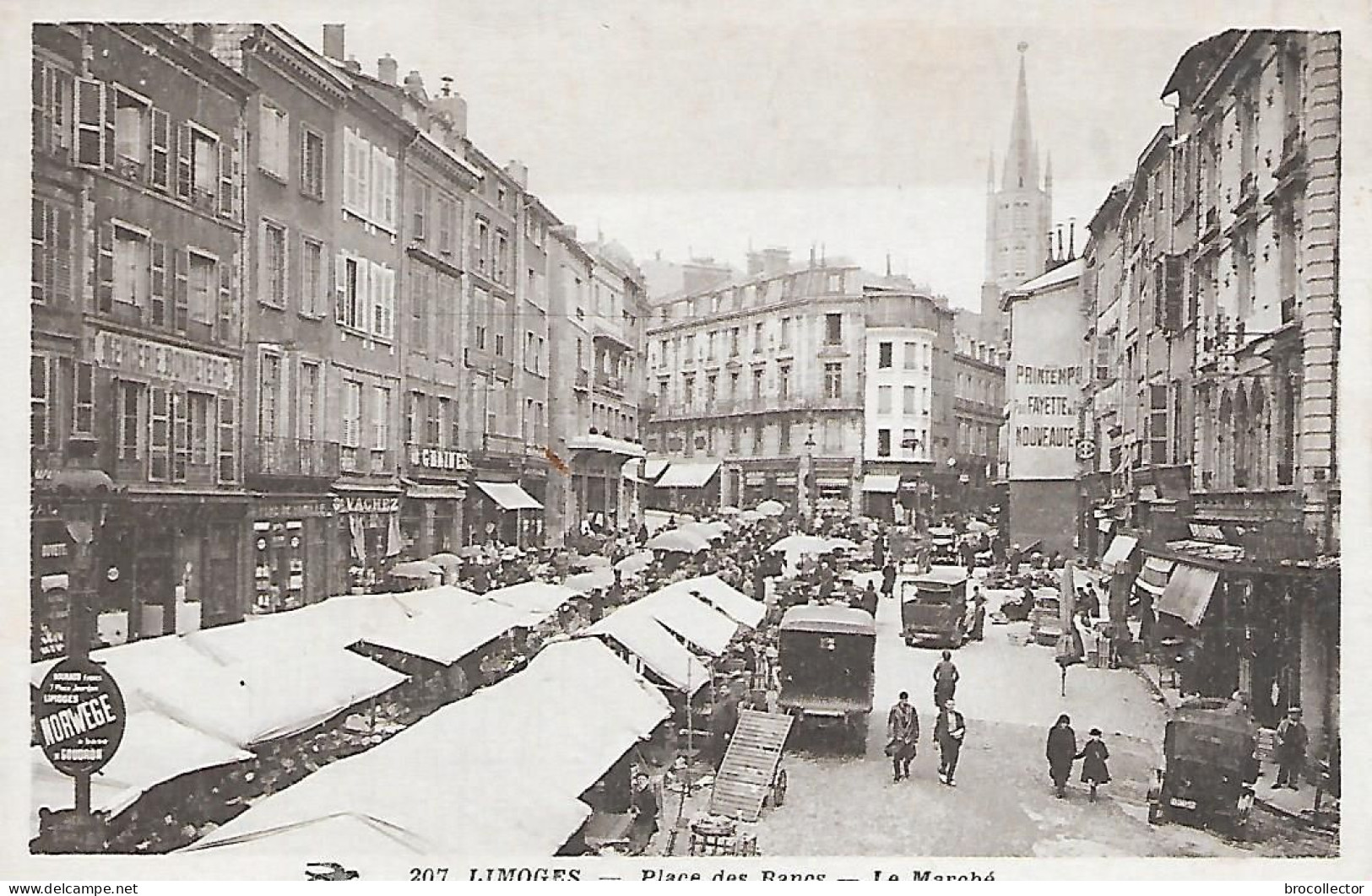 LIMOGES ( 87 ) -  Place Des Bancs - Le Marché - Limoges