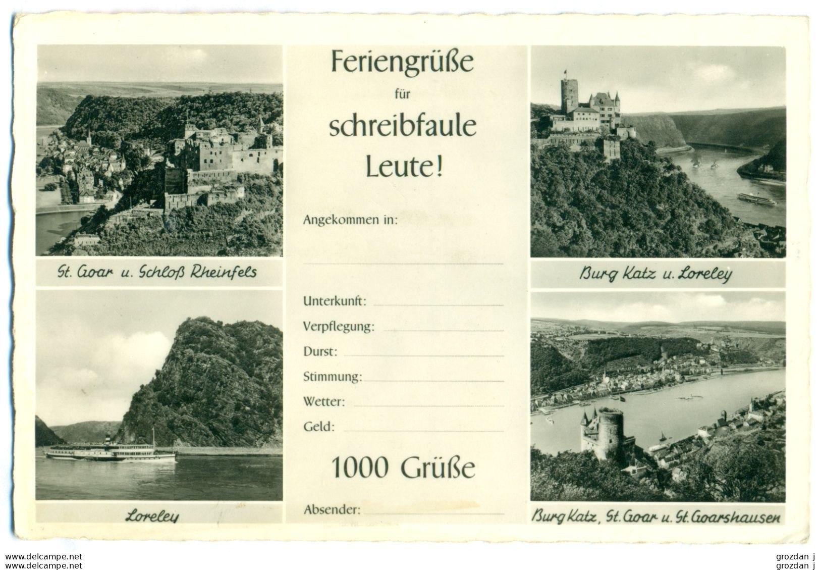 SPRING-CLEANING LOT (7 POSTCARDS), St. Goar, Germany