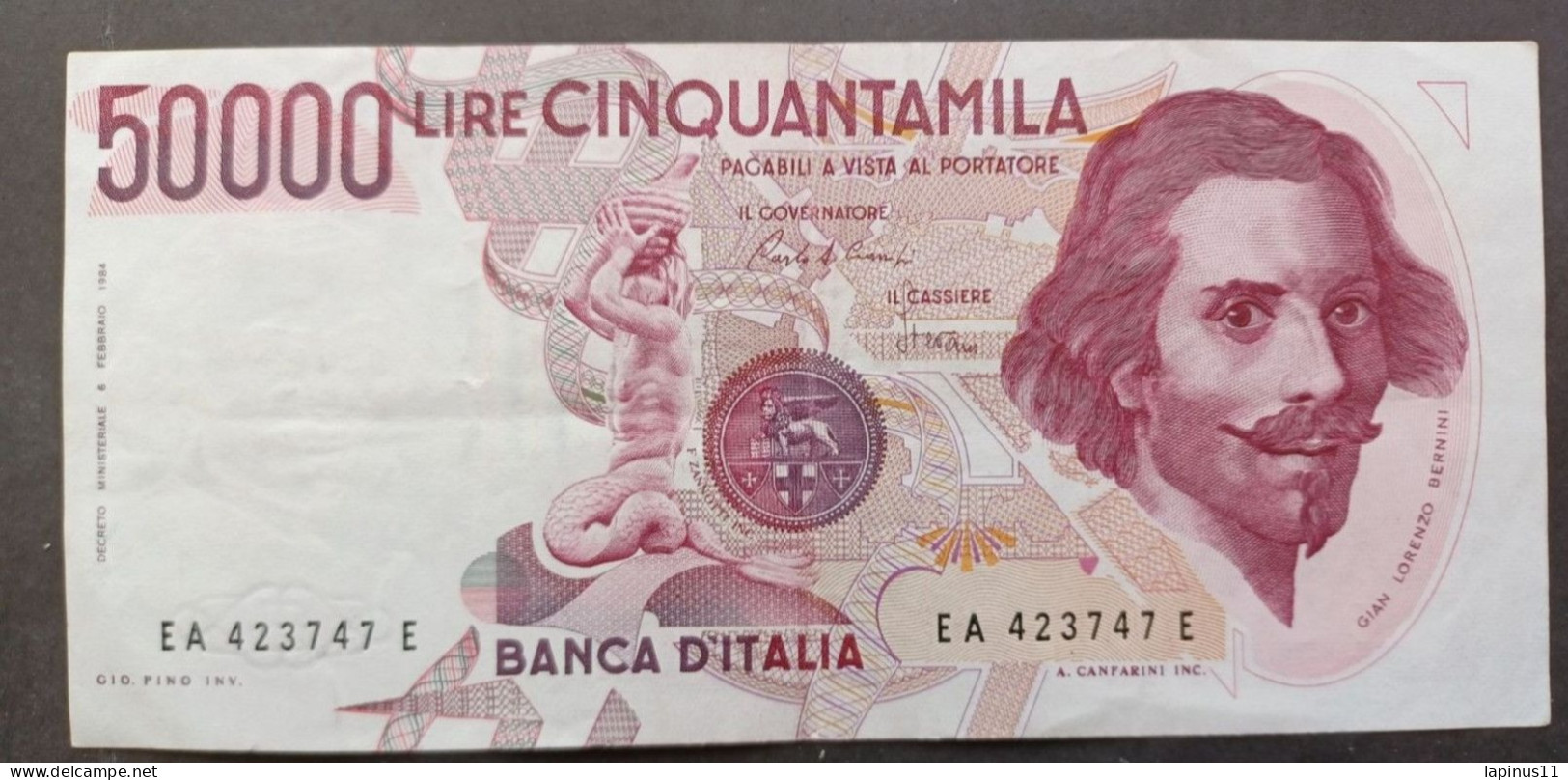 BANKNOTE ITALIA 50000 LIRE 1984 EA - E CIAMPI STEVANI - Biglietti Gia Consorziale