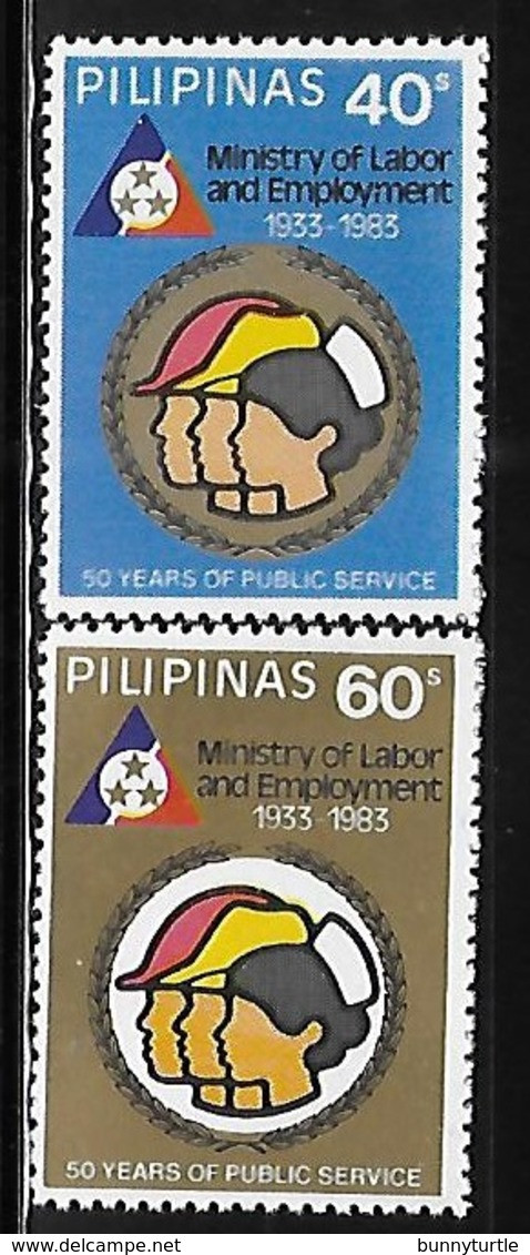 Philippines 1983 Ministry Of Labour & Employment Golden Jubilee Labor MNH - Filippijnen