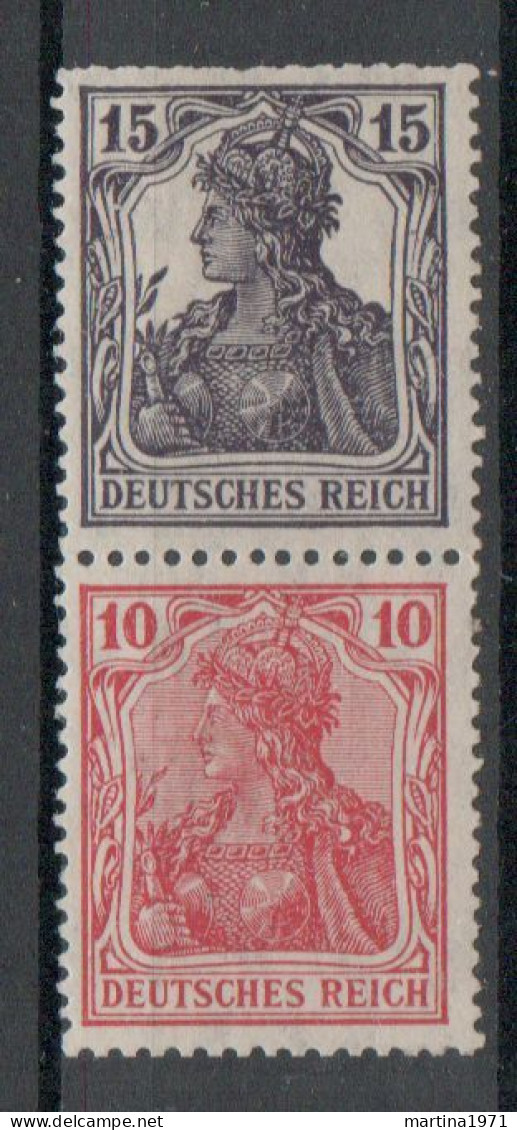 Z126/ Deutsches Reich Zusammendruck S9ab Infla Berlin Postfrisch/ ** - Se-Tenant