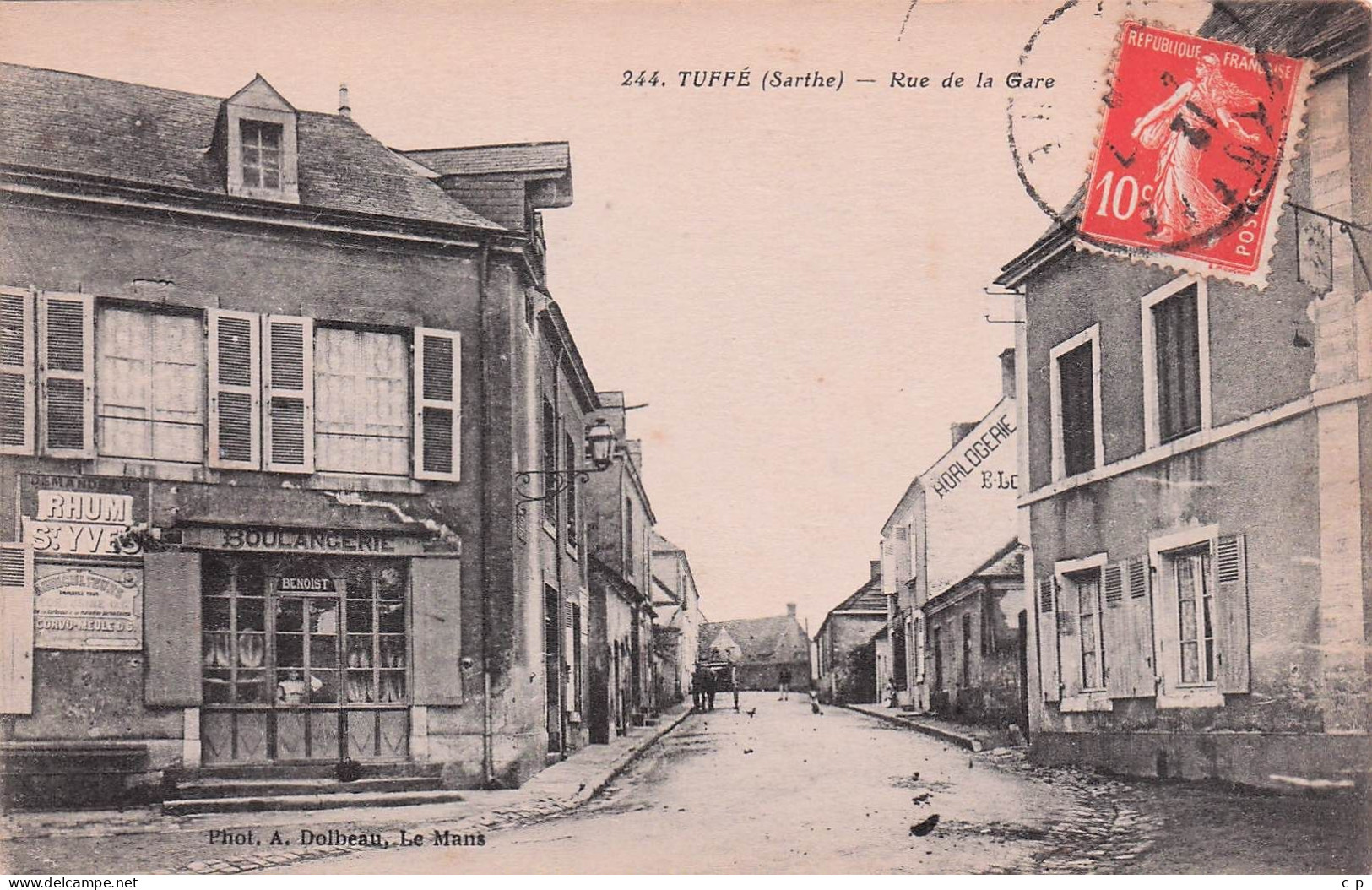 Tuffé - Rue De La GARE - CPA °J - Tuffe