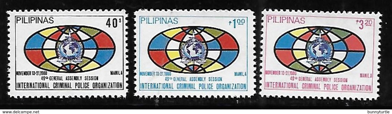 Philippines 1980 Interpol Police MNH - Filippijnen