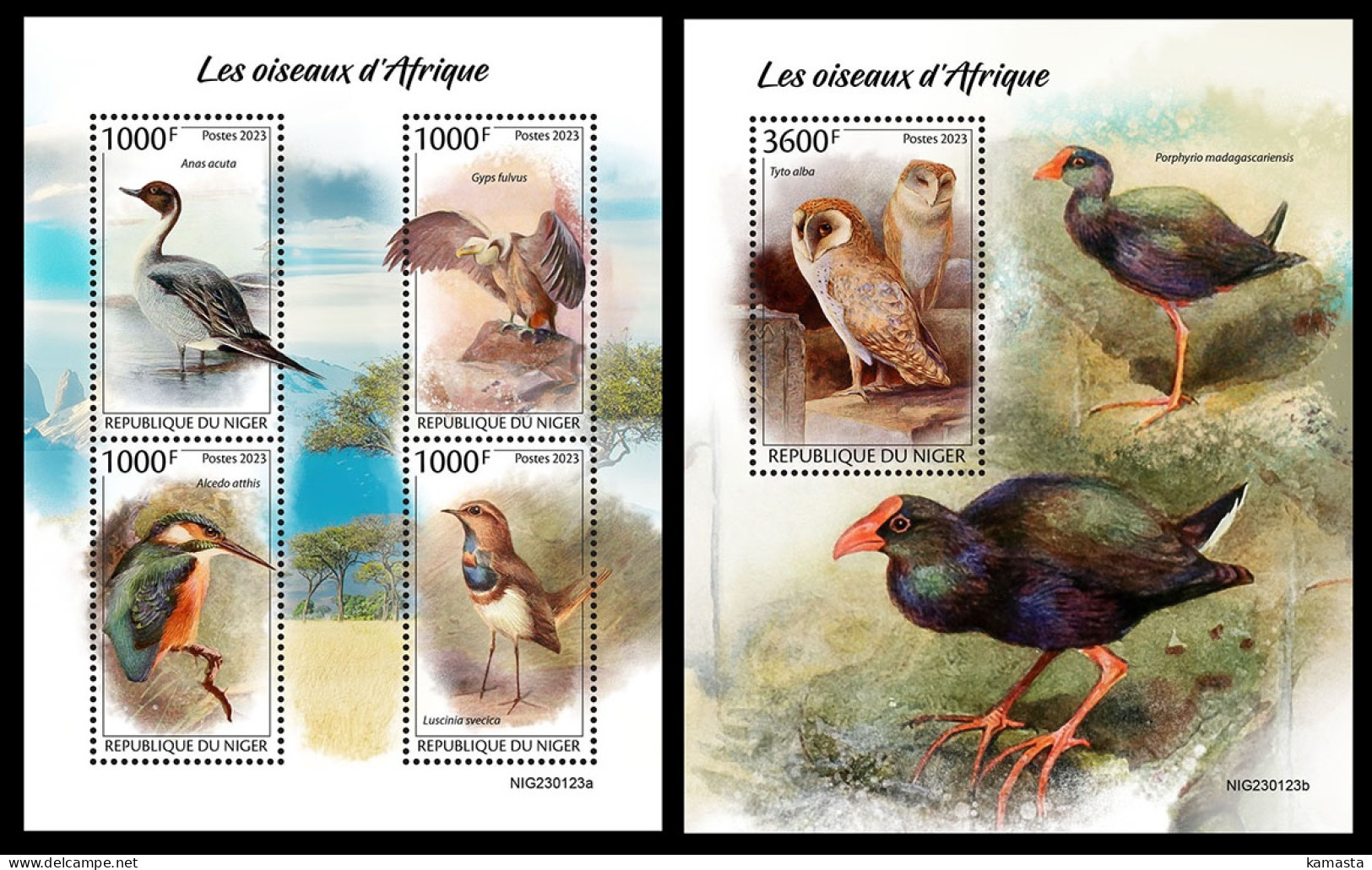 Niger  2023 Birds Of Africa. (123) OFFICIAL ISSUE - Other & Unclassified