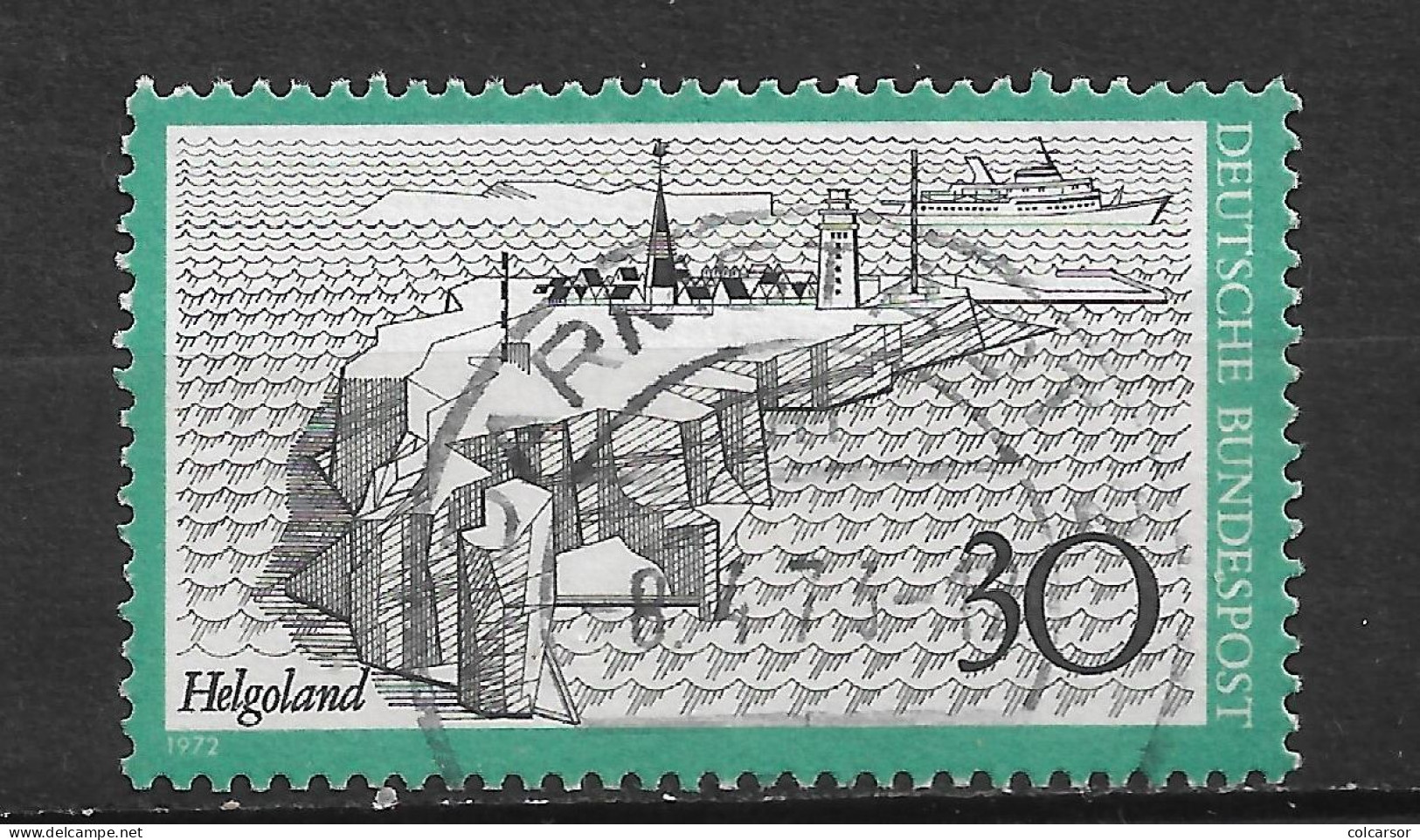 ALLEMAGNE  FÉDÉRALE   N° 596  " HÉLIGOLAND " - Usados