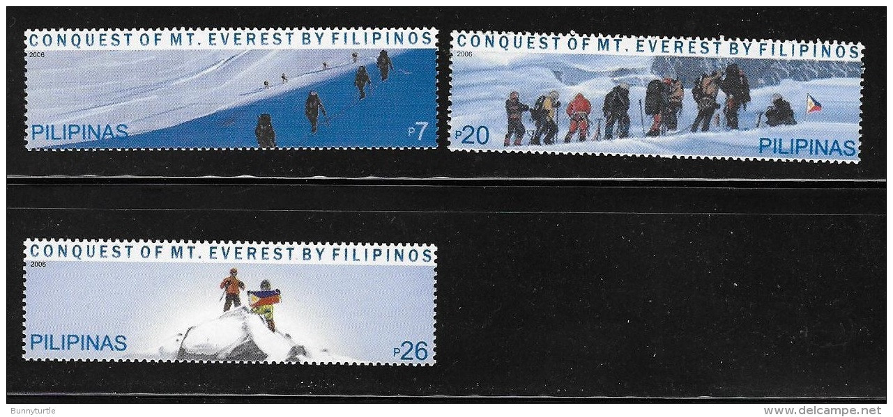 Philippines 2006 Ascent Of Mt Everest By Filipino Climbers MNH - Filipinas