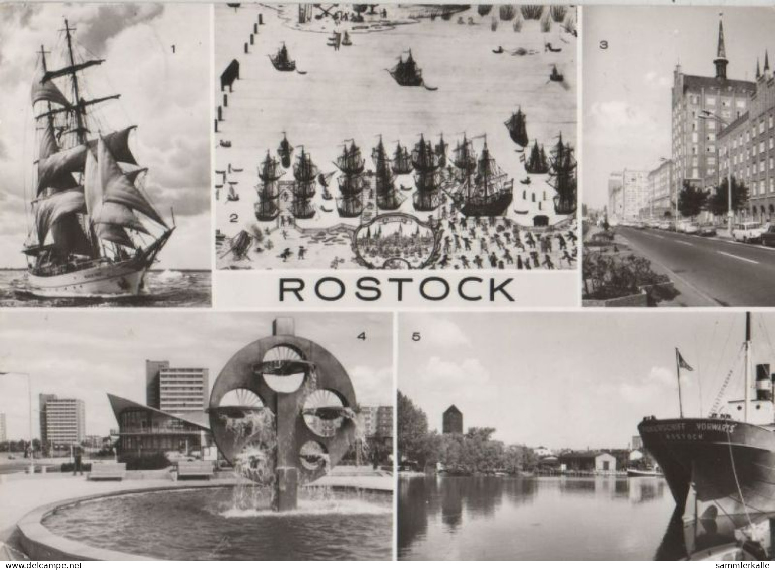 83346 - Rostock - U.a. Kosmosbrunnen - 1980 - Rostock