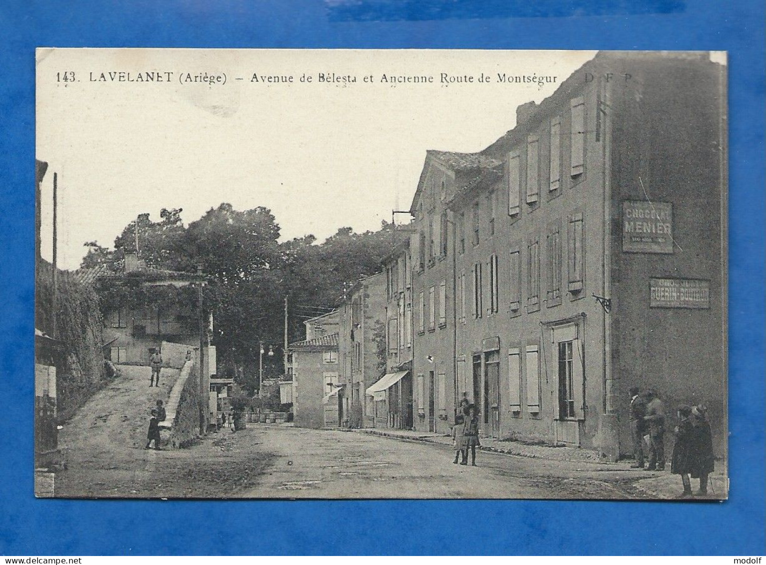 CPA - 09 - Lavelanet - Avenue De Bélesta Et Ancienne Route De Montségur - Animée - Non Circulée - Lavelanet