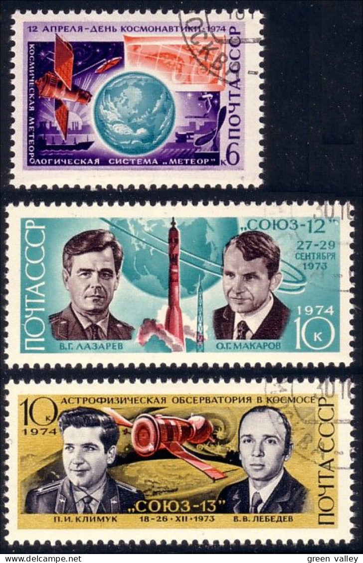 773 Russie 1974 Cosmonauts Day Cosmonautes (RUK-159) - Russia & USSR