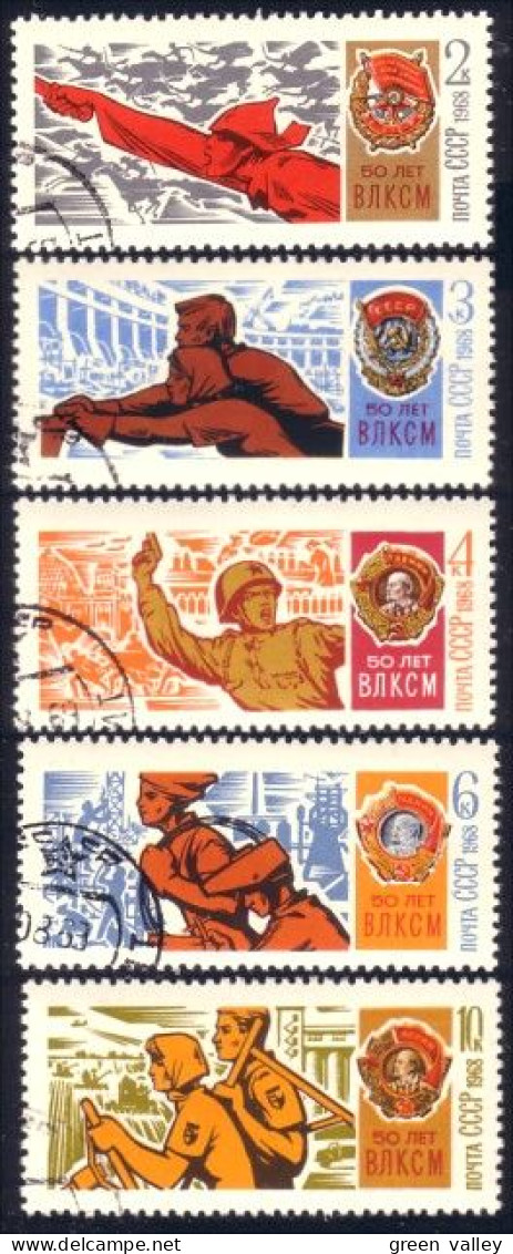 773 Russie 1967 Lenin Lénine Communist League Ligue (RUK-146) - Used Stamps