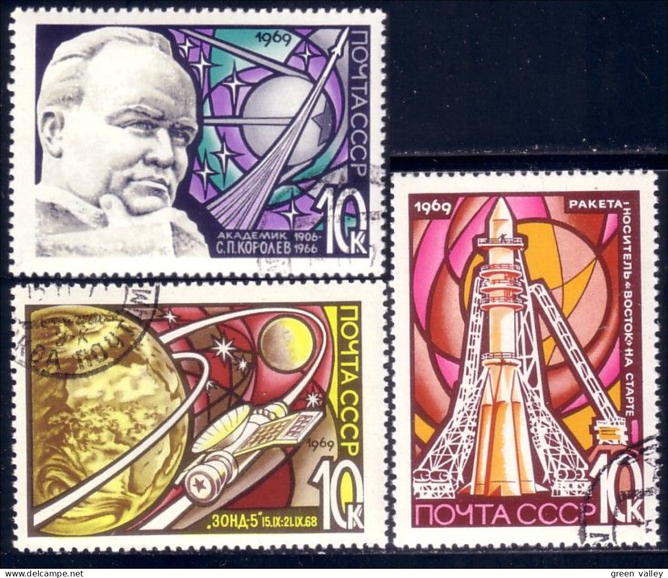 773 Russie 1969 Espace Space Exploration (RUK-149) - Russie & URSS