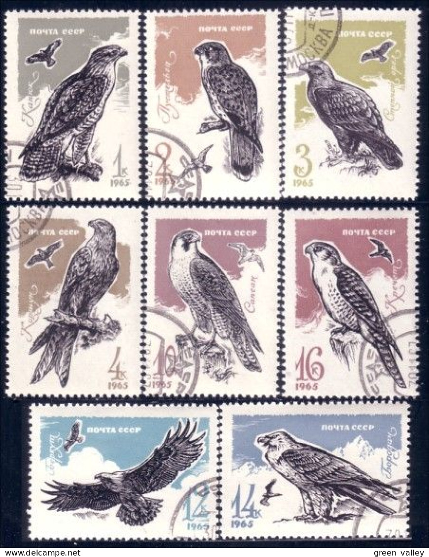 773 Russie 1965 Rapaces Raptors (RUK-132) - Águilas & Aves De Presa