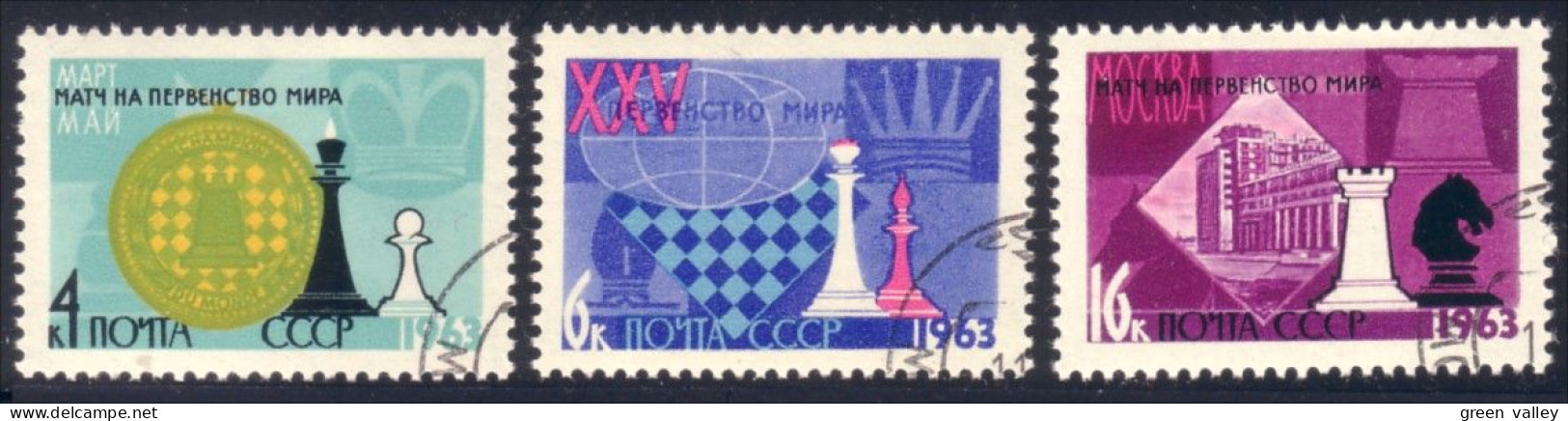 773 Russie 1963 Chess Echecs Schach (RUK-109) - Chess