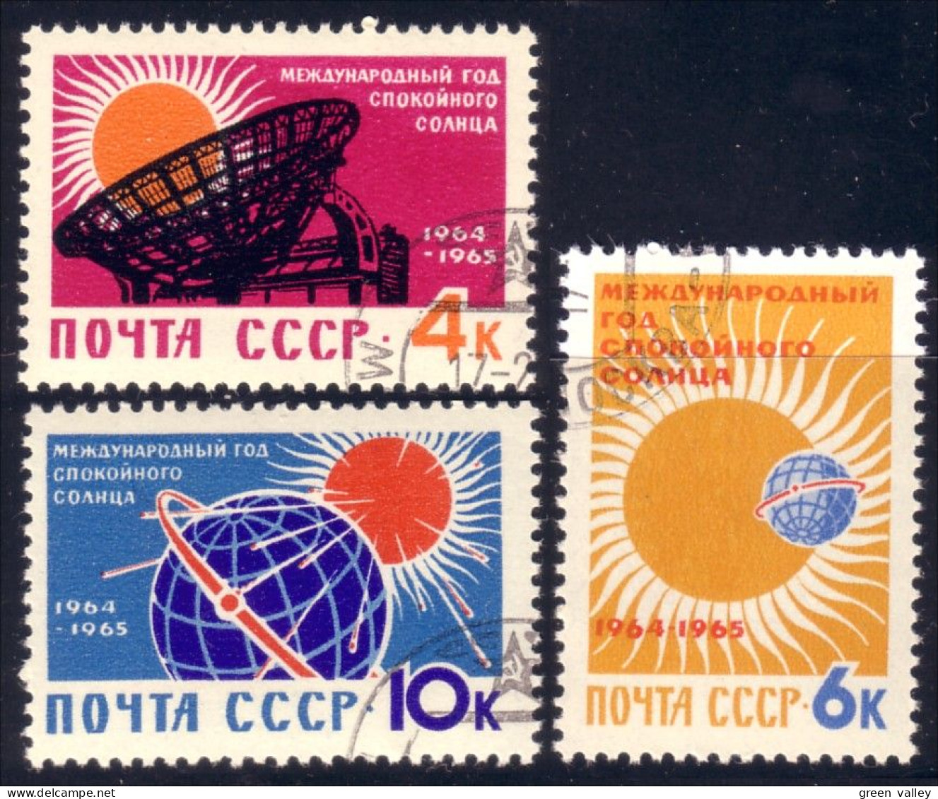 773 Russie 1963 Radar Soleil Sun Earth Terre (RUK-115) - Used Stamps