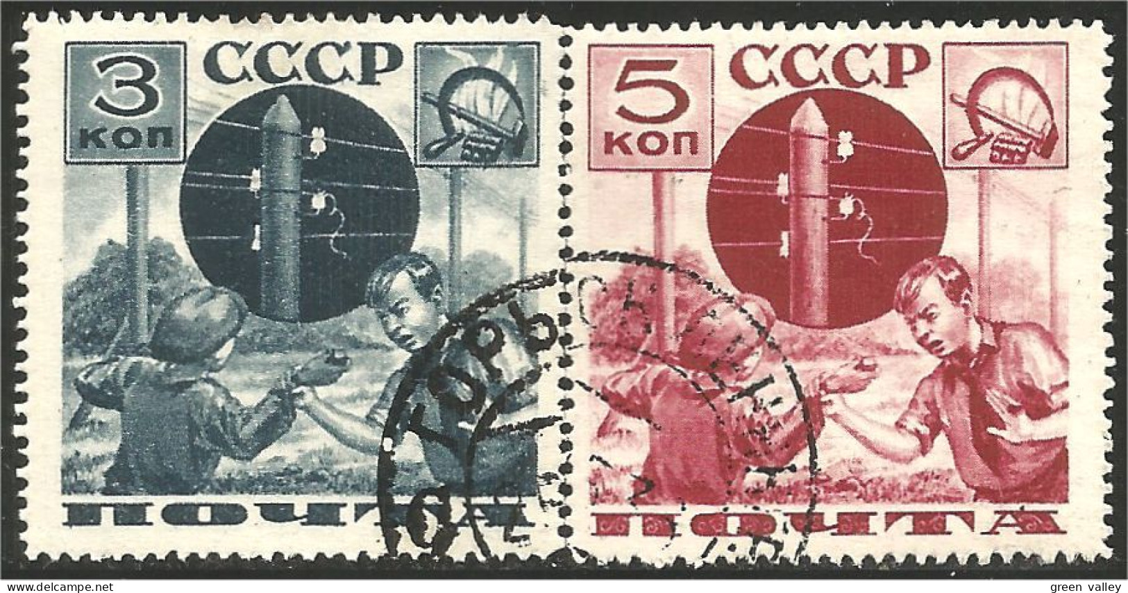 772 Russie 1936 Pionniers Electricité Electricity (RUC-437) - Elektrizität